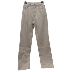 PacSun Festival Jeans 26 High Rise Wide Leg Pink 100% Cotton Stained